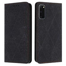 Load image into Gallery viewer, Ethnic Embossed Adsorption Leather Phone Case, For Samsung Galaxy S20, For Samsung Galaxy S20+, For Samsung Galaxy S20 FE, For Samsung Galaxy S20 Ultra, For Samsung Galaxy A02s 166mm, For Samsung Galaxy A03s 166mm, For Samsung Galaxy A12 5G            ...