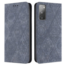 Load image into Gallery viewer, Ethnic Embossed Adsorption Leather Phone Case, For Samsung Galaxy S20, For Samsung Galaxy S20+, For Samsung Galaxy S20 FE, For Samsung Galaxy S20 Ultra, For Samsung Galaxy A02s 166mm, For Samsung Galaxy A03s 166mm, For Samsung Galaxy A12 5G            ...