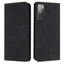 Load image into Gallery viewer, Ethnic Embossed Adsorption Leather Phone Case, For Samsung Galaxy S20, For Samsung Galaxy S20+, For Samsung Galaxy S20 FE, For Samsung Galaxy S20 Ultra, For Samsung Galaxy A02s 166mm, For Samsung Galaxy A03s 166mm, For Samsung Galaxy A12 5G            ...