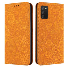 Load image into Gallery viewer, Ethnic Embossed Adsorption Leather Phone Case, For Samsung Galaxy S20, For Samsung Galaxy S20+, For Samsung Galaxy S20 FE, For Samsung Galaxy S20 Ultra, For Samsung Galaxy A02s 166mm, For Samsung Galaxy A03s 166mm, For Samsung Galaxy A12 5G            ...