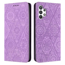 Load image into Gallery viewer, Ethnic Embossed Adsorption Leather Phone Case, For Samsung Galaxy S20, For Samsung Galaxy S20+, For Samsung Galaxy S20 FE, For Samsung Galaxy S20 Ultra, For Samsung Galaxy A02s 166mm, For Samsung Galaxy A03s 166mm, For Samsung Galaxy A12 5G            ...