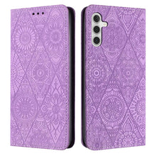 Load image into Gallery viewer, Ethnic Embossed Adsorption Leather Phone Case, For Samsung Galaxy S20, For Samsung Galaxy S20+, For Samsung Galaxy S20 FE, For Samsung Galaxy S20 Ultra, For Samsung Galaxy A02s 166mm, For Samsung Galaxy A03s 166mm, For Samsung Galaxy A12 5G            ...