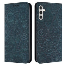 Load image into Gallery viewer, Ethnic Embossed Adsorption Leather Phone Case, For Samsung Galaxy S20, For Samsung Galaxy S20+, For Samsung Galaxy S20 FE, For Samsung Galaxy S20 Ultra, For Samsung Galaxy A02s 166mm, For Samsung Galaxy A03s 166mm, For Samsung Galaxy A12 5G            ...
