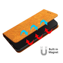 Load image into Gallery viewer, Ethnic Embossed Adsorption Leather Phone Case