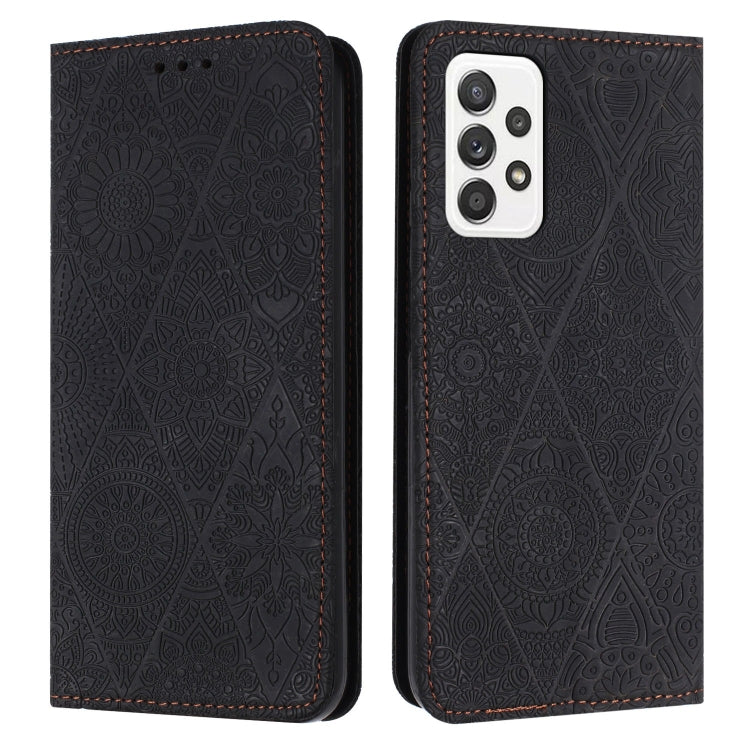 Ethnic Embossed Adsorption Leather Phone Case