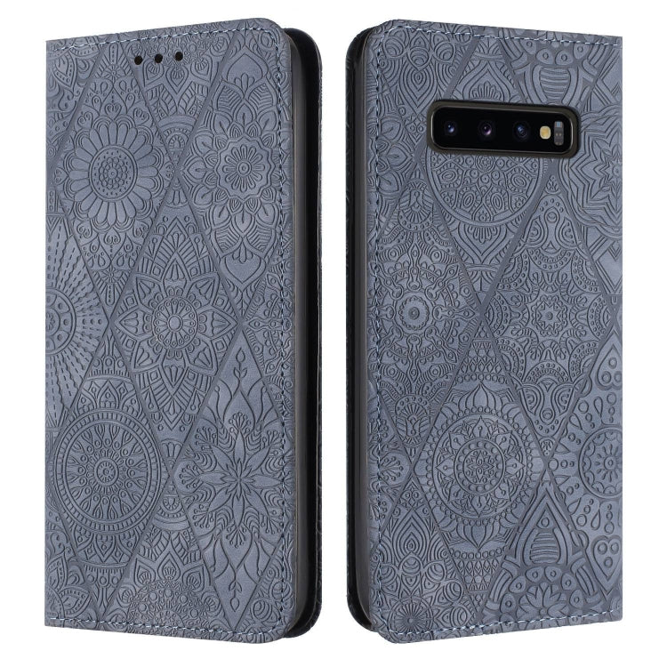 Ethnic Embossed Adsorption Leather Phone Case