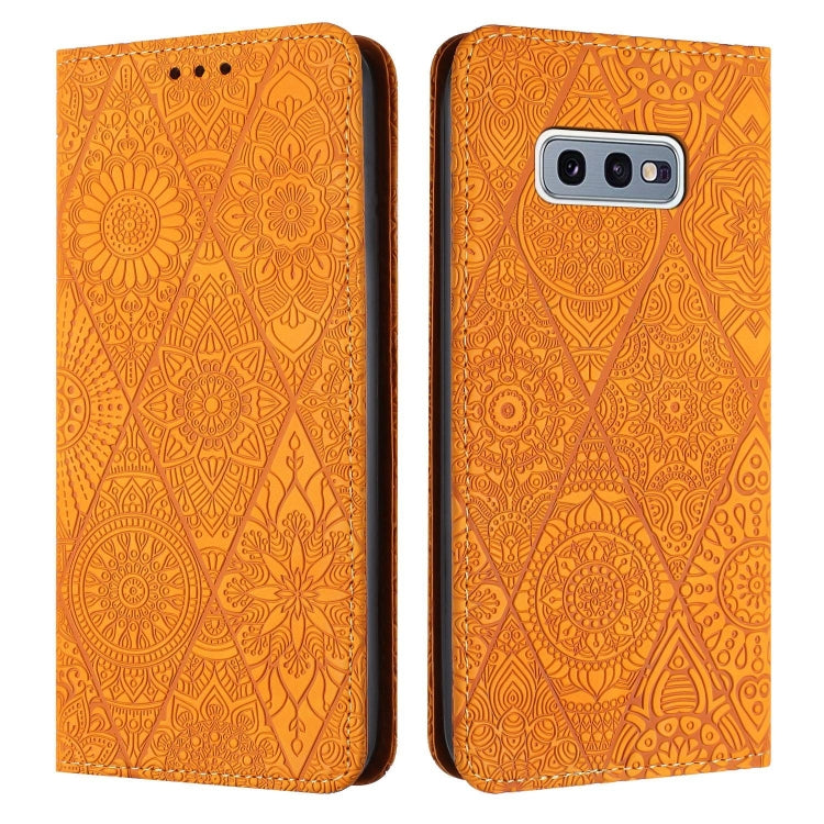 Ethnic Embossed Adsorption Leather Phone Case