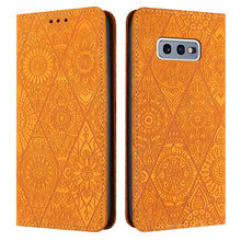 Load image into Gallery viewer, Ethnic Embossed Adsorption Leather Phone Case