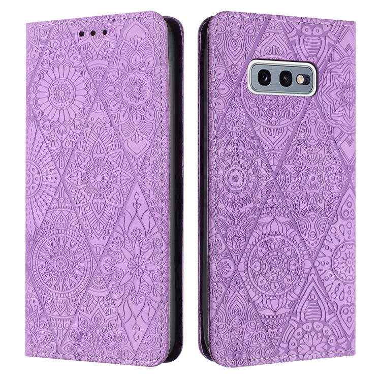 Ethnic Embossed Adsorption Leather Phone Case