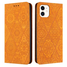 Load image into Gallery viewer, Ethnic Embossed Adsorption Leather Phone Case