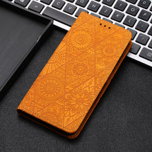 Load image into Gallery viewer, Ethnic Embossed Adsorption Leather Phone Case