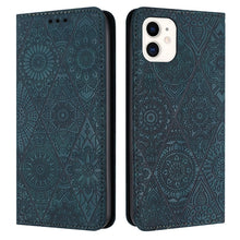 Load image into Gallery viewer, Ethnic Embossed Adsorption Leather Phone Case