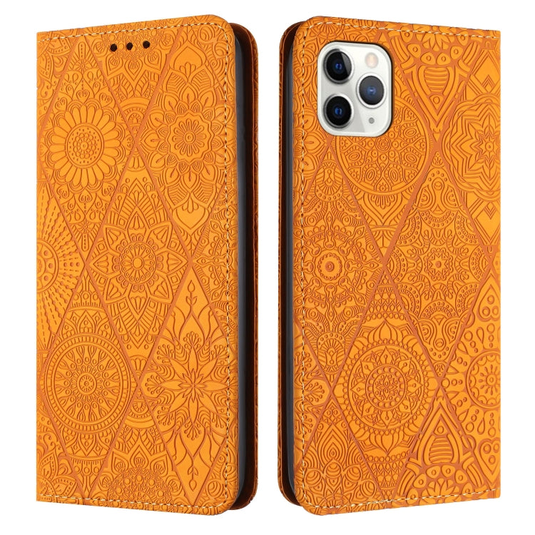 Ethnic Embossed Adsorption Leather Phone Case