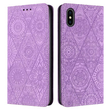 Load image into Gallery viewer, Ethnic Embossed Adsorption Leather Phone Case