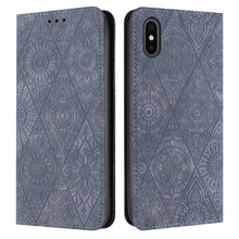Load image into Gallery viewer, Ethnic Embossed Adsorption Leather Phone Case