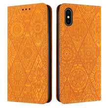 Load image into Gallery viewer, Ethnic Embossed Adsorption Leather Phone Case