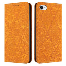 Load image into Gallery viewer, Ethnic Embossed Adsorption Leather Phone Case