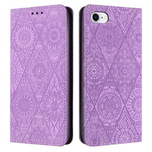 Load image into Gallery viewer, Ethnic Embossed Adsorption Leather Phone Case