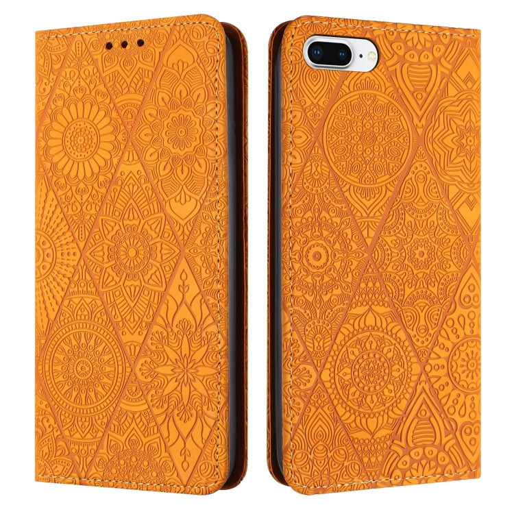Ethnic Embossed Adsorption Leather Phone Case