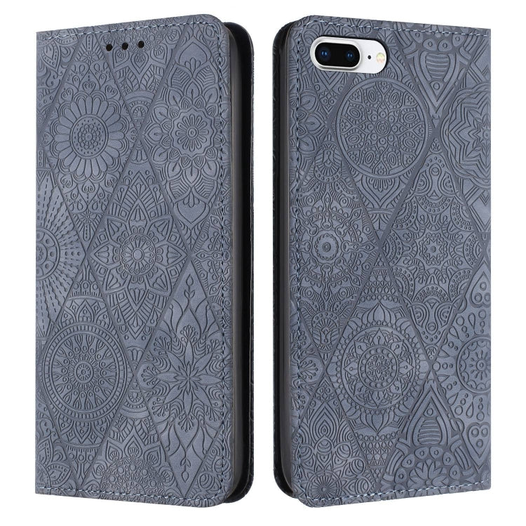 Ethnic Embossed Adsorption Leather Phone Case
