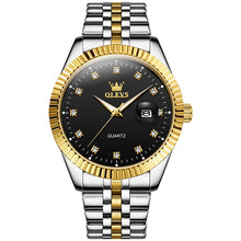 Load image into Gallery viewer, OLEVS 5526 Men Diamond Set Luminous Waterproof Quartz Watch