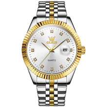 Load image into Gallery viewer, OLEVS 5526 Men Diamond Set Luminous Waterproof Quartz Watch