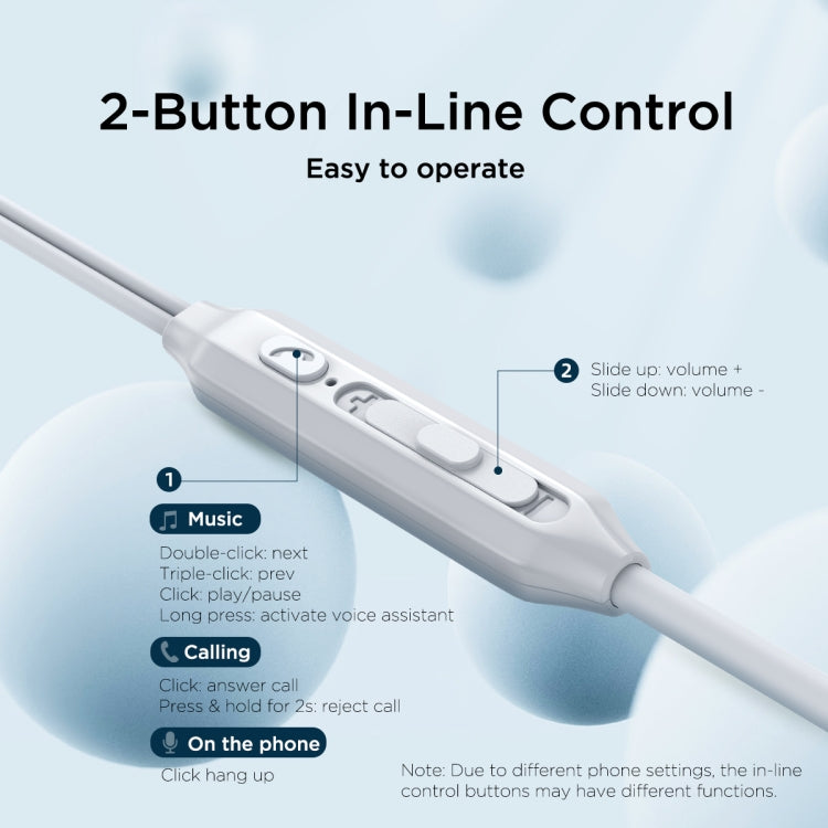 JOYROOM JR-EC06 Type-C Metal In-Ear Wired Earphone, Length: 1.2m