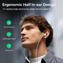 Load image into Gallery viewer, JOYROOM JR-EW01 3.5mm Half In-Ear Wired Earphone, Length: 1.2m