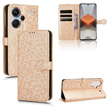 Load image into Gallery viewer, Honeycomb Dot Texture Leather Phone Case, For Xiaomi Redmi 13C / Poco C65, For Xiaomi 14 Pro, For Xiaomi Redmi Note 13 Pro+ 5G, For Xiaomi Redmi K70 5G / K70 Pro 5G, For Xiaomi Redmi Note 12S 4G, For Xiaomi 13 Ultra