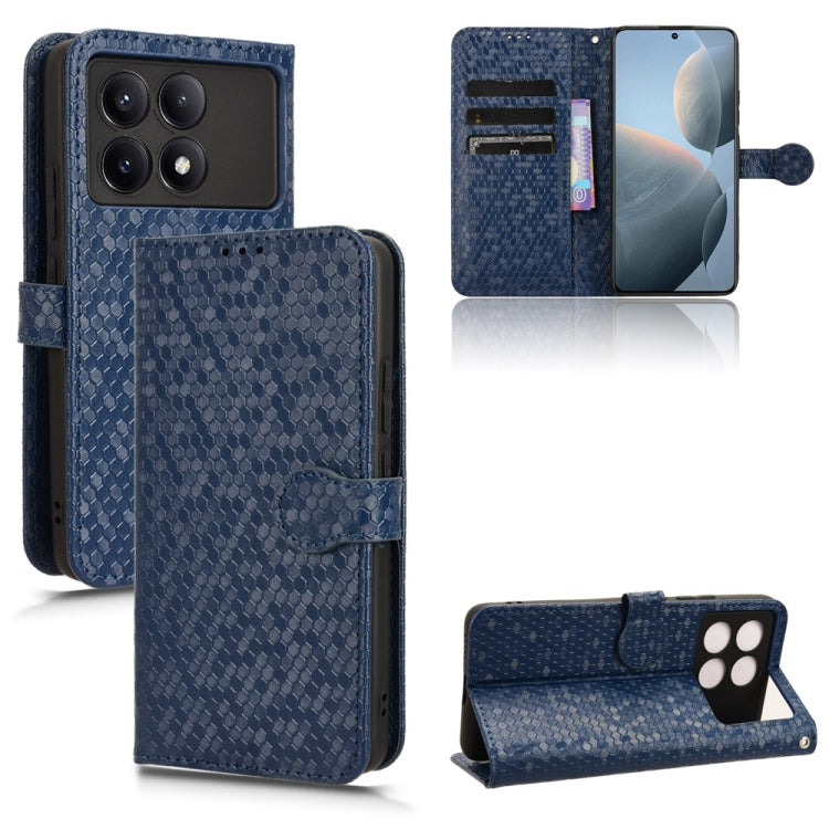 Honeycomb Dot Texture Leather Phone Case, For Xiaomi Poco F6 /Redmi Turbo 3, For Xiaomi Civi 4 Pro, For Xiaomi Poco M6 Pro 4G, For Xiaomi Redmi A3, For Xiaomi Redmi Note 13 Pro 4G Global, For Xiaomi Redmi Note 13 4G, For Xiaomi Redmi 13C 5G / 4G       ...