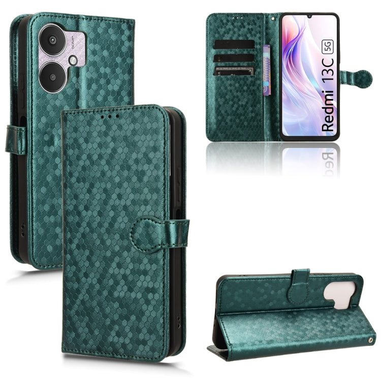 Honeycomb Dot Texture Leather Phone Case, For Xiaomi Poco F6 /Redmi Turbo 3, For Xiaomi Civi 4 Pro, For Xiaomi Poco M6 Pro 4G, For Xiaomi Redmi A3, For Xiaomi Redmi Note 13 Pro 4G Global, For Xiaomi Redmi Note 13 4G, For Xiaomi Redmi 13C 5G / 4G       ...