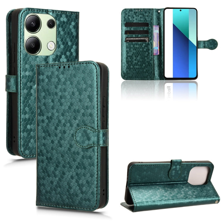 Honeycomb Dot Texture Leather Phone Case, For Xiaomi Poco F6 /Redmi Turbo 3, For Xiaomi Civi 4 Pro, For Xiaomi Poco M6 Pro 4G, For Xiaomi Redmi A3, For Xiaomi Redmi Note 13 Pro 4G Global, For Xiaomi Redmi Note 13 4G, For Xiaomi Redmi 13C 5G / 4G       ...