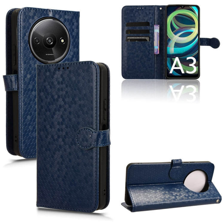 Honeycomb Dot Texture Leather Phone Case, For Xiaomi Poco F6 /Redmi Turbo 3, For Xiaomi Civi 4 Pro, For Xiaomi Poco M6 Pro 4G, For Xiaomi Redmi A3, For Xiaomi Redmi Note 13 Pro 4G Global, For Xiaomi Redmi Note 13 4G, For Xiaomi Redmi 13C 5G / 4G       ...