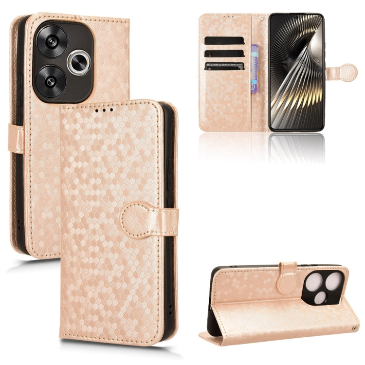 Honeycomb Dot Texture Leather Phone Case, For Xiaomi Poco F6 /Redmi Turbo 3, For Xiaomi Civi 4 Pro, For Xiaomi Poco M6 Pro 4G, For Xiaomi Redmi A3, For Xiaomi Redmi Note 13 Pro 4G Global, For Xiaomi Redmi Note 13 4G, For Xiaomi Redmi 13C 5G / 4G       ...