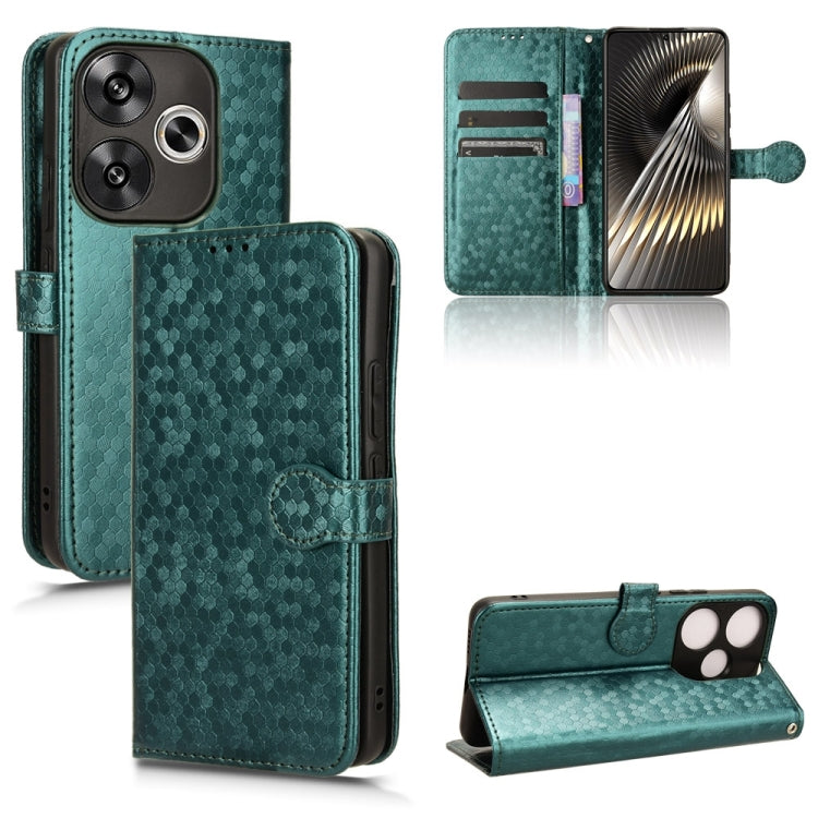 Honeycomb Dot Texture Leather Phone Case, For Xiaomi Poco F6 /Redmi Turbo 3, For Xiaomi Civi 4 Pro, For Xiaomi Poco M6 Pro 4G, For Xiaomi Redmi A3, For Xiaomi Redmi Note 13 Pro 4G Global, For Xiaomi Redmi Note 13 4G, For Xiaomi Redmi 13C 5G / 4G       ...