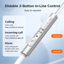 Load image into Gallery viewer, JOYROOM JR-EW03 3.5mm In-Ear Metal Wired Earphone, Length: 1.2m