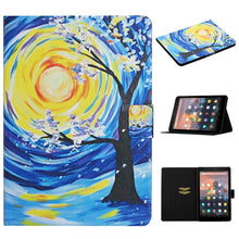 Load image into Gallery viewer, Colored Drawing Pattern Horizontal Flip Leather Case with Holder &amp; Card Slots