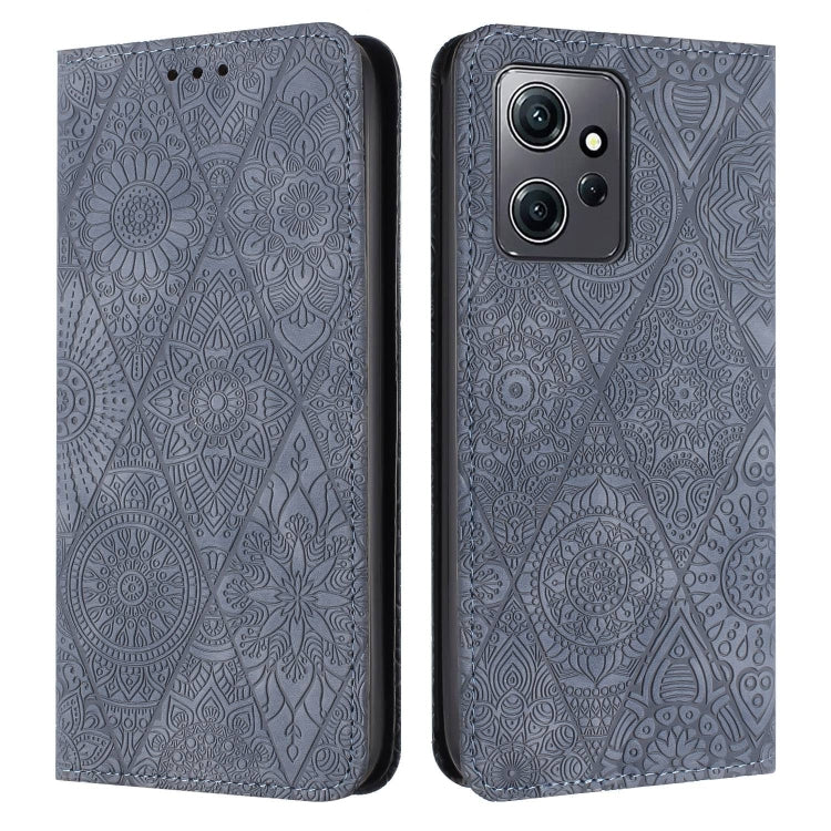 Ethnic Embossed Adsorption Leather Phone Case, For Xiaomi Redmi 13 4G, For Xiaomi Redmi Note 13 5G, For Xiaomi Redmi 13C, For Xiaomi Redmi Note 13 Pro 5G, For Redmi Note 12 Pro 4G, For Redmi Note 12 4G Global, For Redmi Note 12 Pro 5G Global           ...