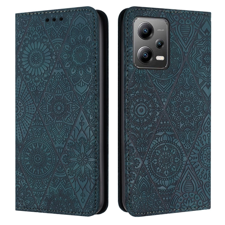 Ethnic Embossed Adsorption Leather Phone Case, For Xiaomi Redmi 13 4G, For Xiaomi Redmi Note 13 5G, For Xiaomi Redmi 13C, For Xiaomi Redmi Note 13 Pro 5G, For Redmi Note 12 Pro 4G, For Redmi Note 12 4G Global, For Redmi Note 12 Pro 5G Global           ...