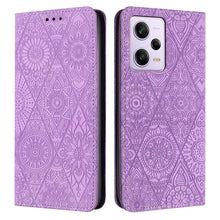 Load image into Gallery viewer, Ethnic Embossed Adsorption Leather Phone Case, For Xiaomi Redmi 13 4G, For Xiaomi Redmi Note 13 5G, For Xiaomi Redmi 13C, For Xiaomi Redmi Note 13 Pro 5G, For Redmi Note 12 Pro 4G, For Redmi Note 12 4G Global, For Redmi Note 12 Pro 5G Global           ...