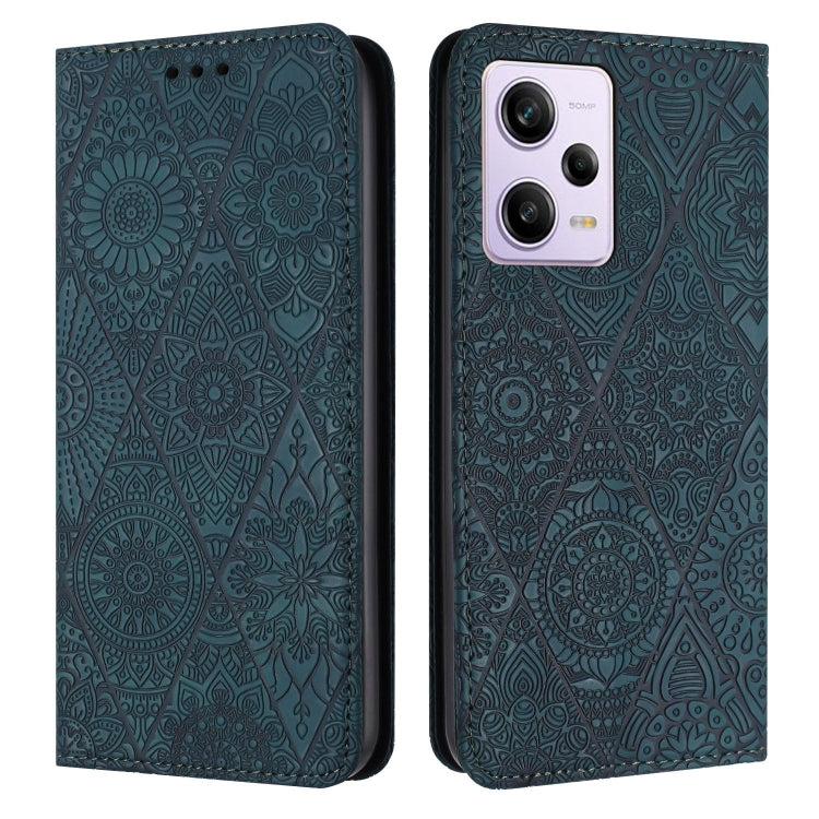 Ethnic Embossed Adsorption Leather Phone Case, For Xiaomi Redmi 13 4G, For Xiaomi Redmi Note 13 5G, For Xiaomi Redmi 13C, For Xiaomi Redmi Note 13 Pro 5G, For Redmi Note 12 Pro 4G, For Redmi Note 12 4G Global, For Redmi Note 12 Pro 5G Global           ...