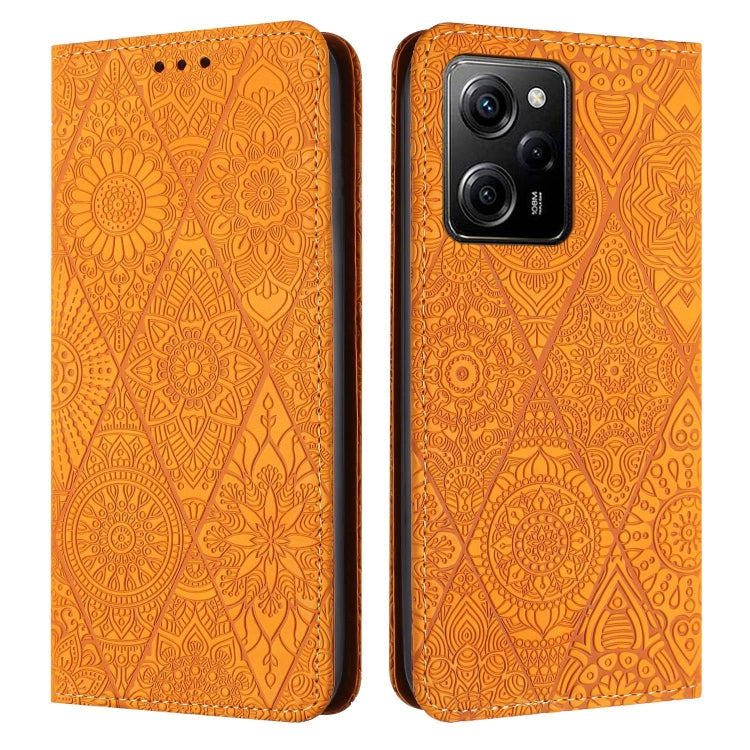 Ethnic Embossed Adsorption Leather Phone Case, For Xiaomi Redmi 13 4G, For Xiaomi Redmi Note 13 5G, For Xiaomi Redmi 13C, For Xiaomi Redmi Note 13 Pro 5G, For Redmi Note 12 Pro 4G, For Redmi Note 12 4G Global, For Redmi Note 12 Pro 5G Global           ...