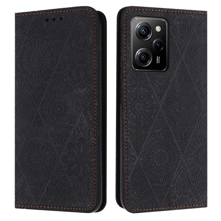 Ethnic Embossed Adsorption Leather Phone Case, For Xiaomi Redmi 13 4G, For Xiaomi Redmi Note 13 5G, For Xiaomi Redmi 13C, For Xiaomi Redmi Note 13 Pro 5G, For Redmi Note 12 Pro 4G, For Redmi Note 12 4G Global, For Redmi Note 12 Pro 5G Global           ...