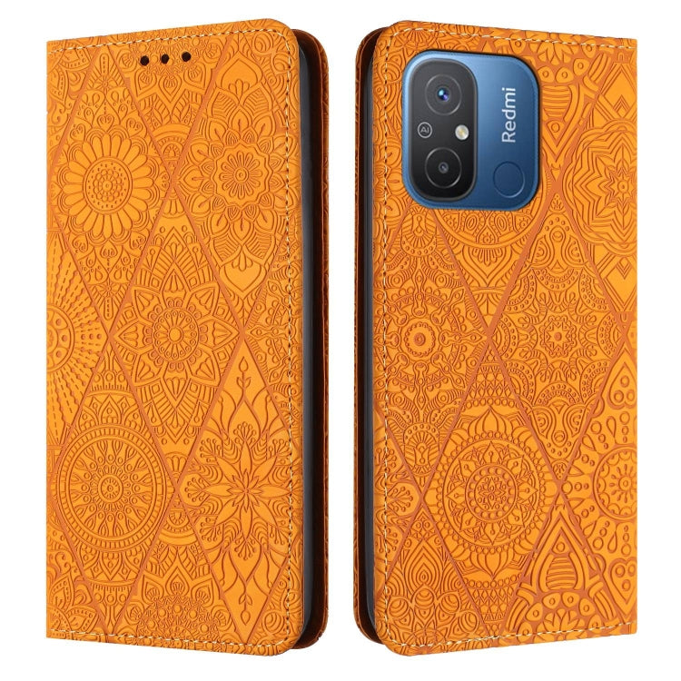 Ethnic Embossed Adsorption Leather Phone Case, For Xiaomi Redmi 13 4G, For Xiaomi Redmi Note 13 5G, For Xiaomi Redmi 13C, For Xiaomi Redmi Note 13 Pro 5G, For Redmi Note 12 Pro 4G, For Redmi Note 12 4G Global, For Redmi Note 12 Pro 5G Global           ...