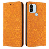 Ethnic Embossed Adsorption Leather Phone Case, For Xiaomi Redmi A1+, For Xiaomi 12T / 12T Pro, For Xiaomi Redmi A1, For Xiaomi 12 Lite, For Redmi Note 11 4G, For Xiaomi Redmi 9C / 10A, For Xiaomi Redmi 10C, For Xiaomi Poco X4 Pro 5G, For Xiaomi Redmi 10