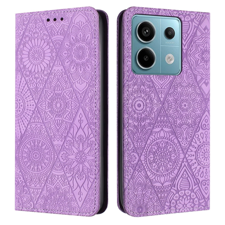 Ethnic Embossed Adsorption Leather Phone Case, For Xiaomi Redmi 13 4G, For Xiaomi Redmi Note 13 5G, For Xiaomi Redmi 13C, For Xiaomi Redmi Note 13 Pro 5G, For Redmi Note 12 Pro 4G, For Redmi Note 12 4G Global, For Redmi Note 12 Pro 5G Global           ...
