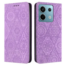 Load image into Gallery viewer, Ethnic Embossed Adsorption Leather Phone Case, For Xiaomi Redmi 13 4G, For Xiaomi Redmi Note 13 5G, For Xiaomi Redmi 13C, For Xiaomi Redmi Note 13 Pro 5G, For Redmi Note 12 Pro 4G, For Redmi Note 12 4G Global, For Redmi Note 12 Pro 5G Global           ...