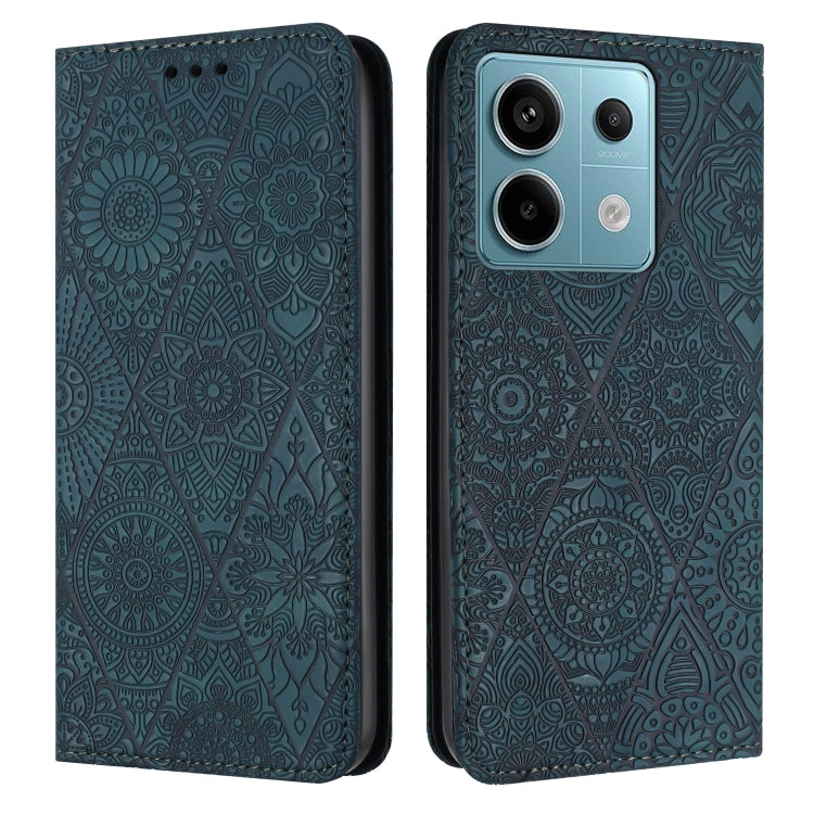 Ethnic Embossed Adsorption Leather Phone Case, For Xiaomi Redmi 13 4G, For Xiaomi Redmi Note 13 5G, For Xiaomi Redmi 13C, For Xiaomi Redmi Note 13 Pro 5G, For Redmi Note 12 Pro 4G, For Redmi Note 12 4G Global, For Redmi Note 12 Pro 5G Global           ...