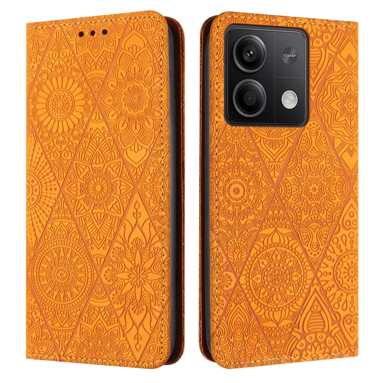 Ethnic Embossed Adsorption Leather Phone Case, For Xiaomi Redmi 13 4G, For Xiaomi Redmi Note 13 5G, For Xiaomi Redmi 13C, For Xiaomi Redmi Note 13 Pro 5G, For Redmi Note 12 Pro 4G, For Redmi Note 12 4G Global, For Redmi Note 12 Pro 5G Global           ...