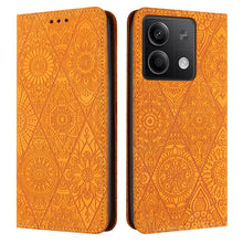 Load image into Gallery viewer, Ethnic Embossed Adsorption Leather Phone Case, For Xiaomi Redmi 13 4G, For Xiaomi Redmi Note 13 5G, For Xiaomi Redmi 13C, For Xiaomi Redmi Note 13 Pro 5G, For Redmi Note 12 Pro 4G, For Redmi Note 12 4G Global, For Redmi Note 12 Pro 5G Global           ...